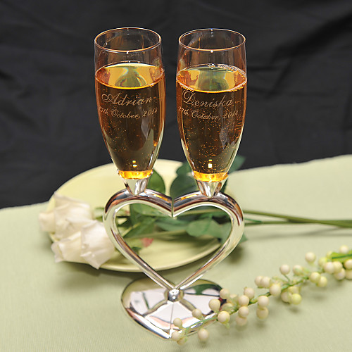 

Zinc Alloy Toasting Flutes Gift Box Wedding All Seasons