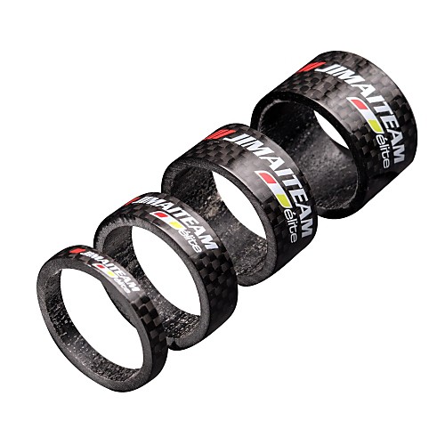 

Fork Washer Rigid Fork Suspension Fork 1 mm Carbon Fiber for Cycling Bicycle Road Bike Mountain Bike MTB Black Glossy