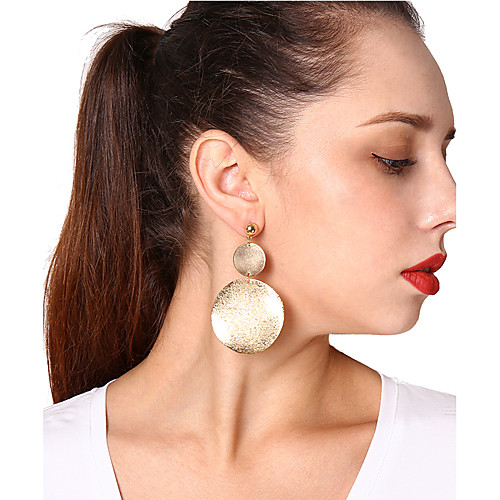 

Women's Drop Earrings Jacket Earrings Oversized Earrings Jewelry Gold / Silver For Party Club