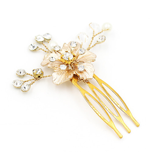 

Rhinestone Alloy Flowers Hair Pin Hair Stick Headpiece Elegant Style