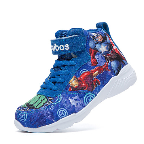

Boys' Comfort Fabric Sneakers Little Kids(4-7ys) / Big Kids(7years ) Lace-up / Magic Tape Black / Red / Blue Fall / TR