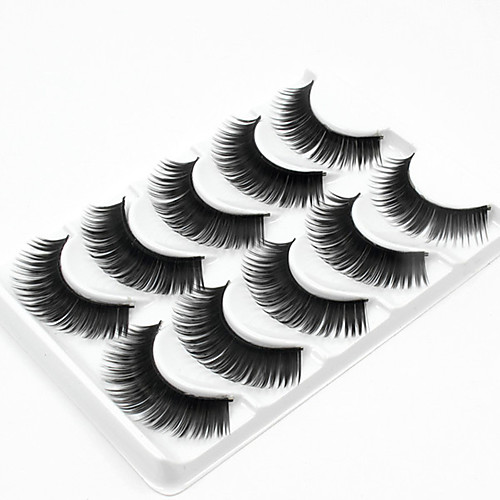 

Eyelash Extensions False Eyelashes 10 pcs Curly Extra Long Fiber Daily Full Strip Lashes Thick - Makeup Daily Makeup Cosmetic Grooming Supplies