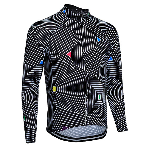 

Fastcute Men's Women's Long Sleeve Cycling Jersey Winter Fleece Coolmax 100% Polyester Plus Size Bike Sweatshirt Jersey Top Mountain Bike MTB Road Bike Cycling Breathable Quick Dry Reflective Strips