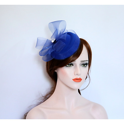 

Flannelette / Net Fascinators / Hats with 1 Wedding / Party / Evening Headpiece