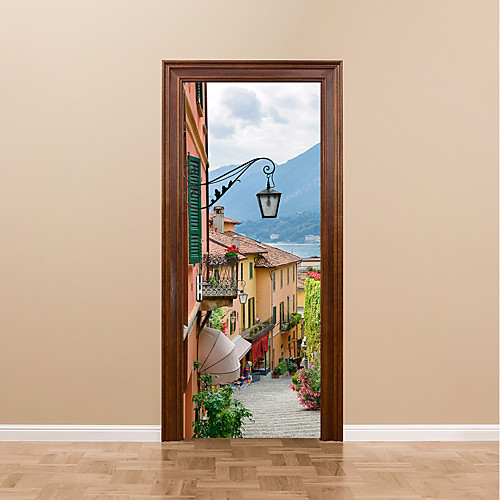 

Famous / Landscape / 3D Wall Stickers 3D Wall Stickers Door Stickers, Paper Home Decoration Wall Decal Wall Decoration 1 set