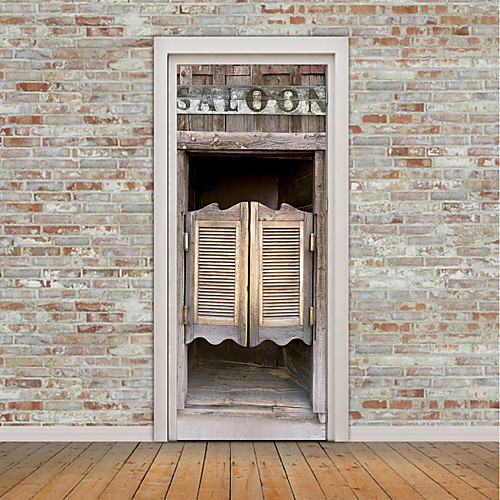 

Famous / Landscape / 3D Wall Stickers 3D Wall Stickers Door Stickers, Paper Home Decoration Wall Decal Wall Decoration 1 set
