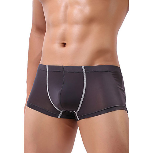 

Men's 1 Piece Basic Sexy Boxers Underwear - Normal, Solid Colored Low Rise White Black Blue M L XL