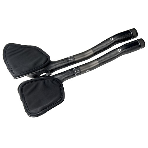 

Carbon Fiber TT Handlebar Armrest Bars 22.2 mm 20 mm Lightweight Ergonomic Design Road Bike Mountain Bike MTB Cycling Black 3K