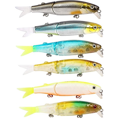 

1 pcs Hard Bait Floating Bass Trout Pike Sea Fishing Bait Casting Spinning