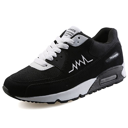

Men's Trainers Athletic Shoes Comfort Shoes Casual Walking Shoes PU Black / White Black Gray Fall Spring / EU40