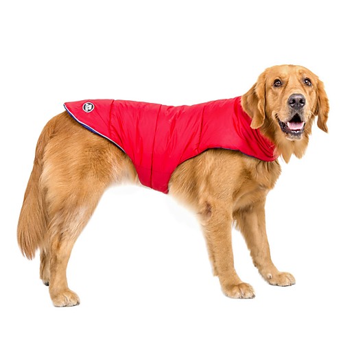 

Dog Coat 14 Diamond Tip Vest Winter Dog Clothes Orange Red Blue Costume Nylon PVA Solid Colored Casual / Daily Waterproof Keep Warm M L XL XXL XXXL XXXXL