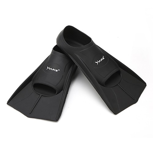 

Diving Fins Short Blade Lightweight Swimming Diving Snorkeling PP - for Adults Kids Black Blue
