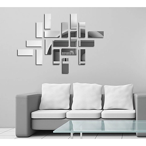 

Abstract / Fashion / Shapes Wall Stickers Mirror Wall Stickers Decorative Wall Stickers, Acrylic Home Decoration Wall Decal Wall Decoration 1 set 若干156cm