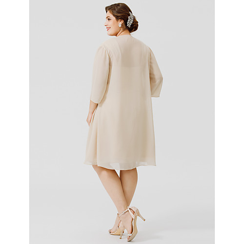 

3/4 Length Sleeve Coats / Jackets Chiffon Wedding / Party / Evening Women's Wrap With