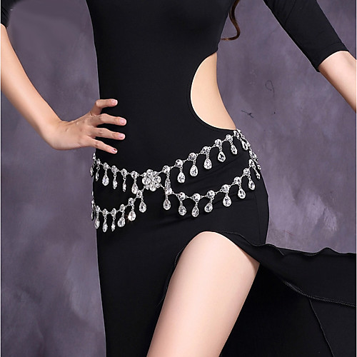

Belly Dance Belt Women's Performance Alloy Crystals / Rhinestones Belt