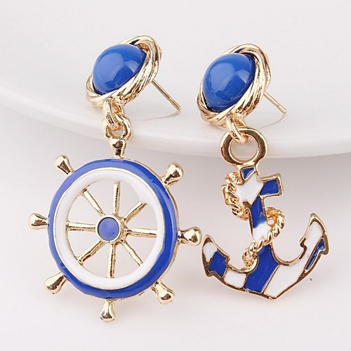 

Women's Mismatch Earrings Anchor Earrings Jewelry Gold For Gift Going out