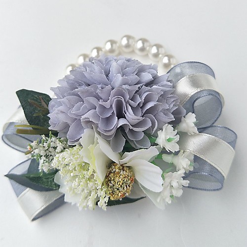 

Wedding Flowers Wrist Corsages Wedding Polyester 3.94 inch