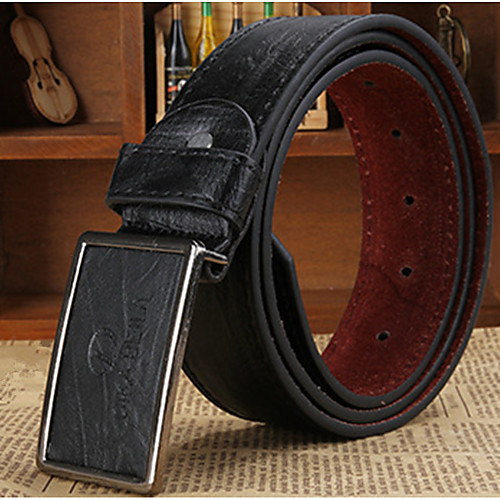 

Men's Party / Work / Active Leather Waist Belt - Solid Colored