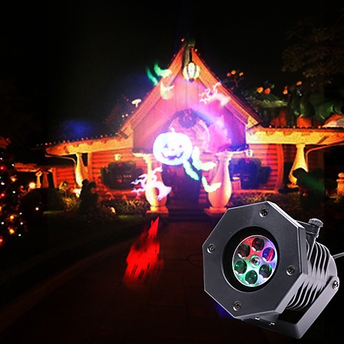 

U'King Disco Lights Party Light LED Stage Light / Spot Light Auto 4 W Outdoor / Party / Stage Professional RGBWhite for Dance Party Wedding DJ Disco Show Lighting