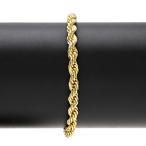 

Men's Women's Chain Bracelet Bracelet Geometrical Classic Vintage Fashion Hip-Hop Stainless Steel Bracelet Jewelry Gold / Silver For Party Daily