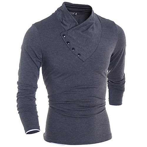 

Men's Active Solid Colored Cardigan Long Sleeve Butterfly Sleeves Slim Long Sweater Cardigans V Neck Spring Fall Black Dark Gray Gray / Weekend