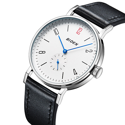

Men's Wrist Watch Analog Quartz Luxury Cool / Genuine Leather