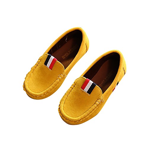 

Boys' Loafers & Slip-Ons Comfort Leatherette Little Kids(4-7ys) Big Kids(7years ) Wedding Casual Appliques Wine Yellow Army Green Spring / TPU (Thermoplastic Polyurethane)