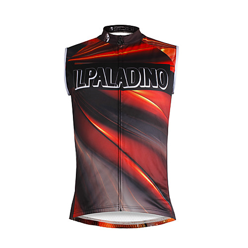 

ILPALADINO Men's Sleeveless Cycling Jersey Jacinth Gray Rainbow Bike Vest / Gilet Jersey Tank Top Mountain Bike MTB Road Bike Cycling Quick Dry Sports Clothing Apparel / Stretchy