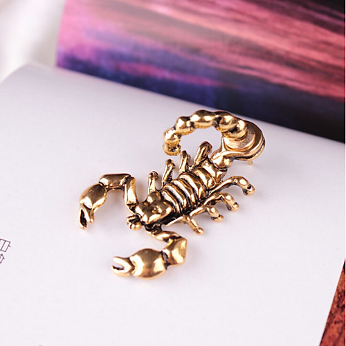 

Women's Stud Earrings Scorpion Statement Ladies Fashion Earrings Jewelry Gold / Black / Silver For Club Bar