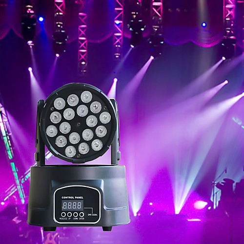 

U'King Disco Lights Party Light LED Stage Light / Spot Light / LED Par Lights DMX 512 / Master-Slave / Sound-Activated 180 W Party / Stage / Wedding Professional Red Blue Green for Dance Party