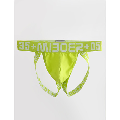 

Men's 1 Piece Hole G-string Underwear Solid Colored Low Waist White Black Blue M L XL