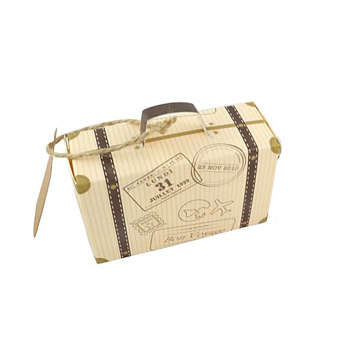 

Cuboid Card Paper Favor Holder with Bandage Favor Boxes - 50 pcs