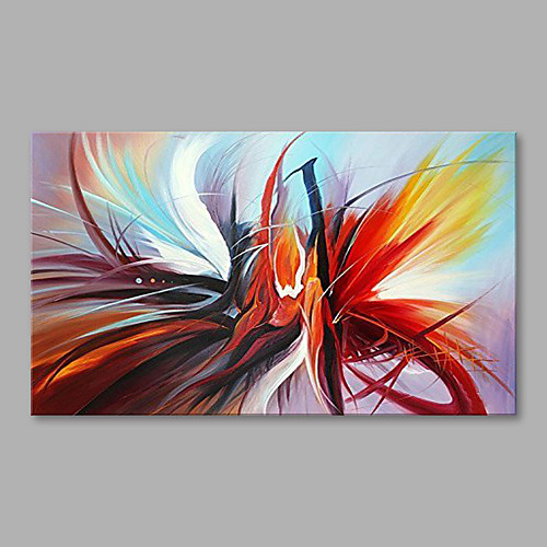 

Oil Painting Hand Painted - Abstract Modern Stretched Canvas