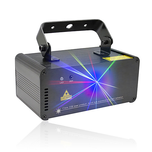 

U'King Disco Lights Party Light Laser Stage Light DMX 512 / Master-Slave / Sound-Activated 15 W Outdoor / Party / Stage Professional Red Blue Green for Dance Party Wedding DJ Disco Show Lighting
