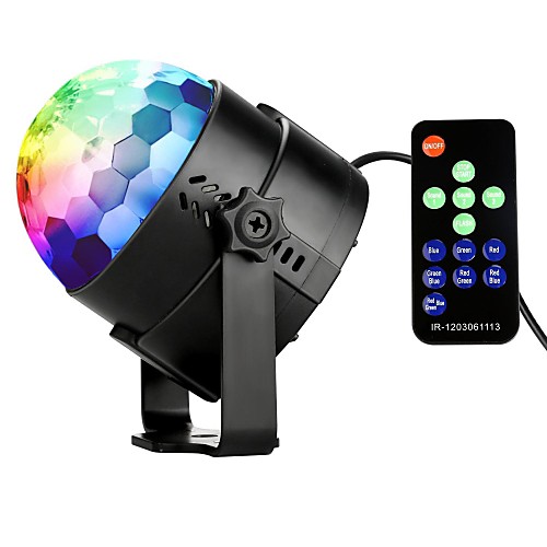 

U'King Disco Lights Party Light LED Stage Light / Spot Light Sound-Activated / Auto / Remote Control Outdoor / Party / Stage Professional Multi Color for Dance Party Wedding DJ Disco Show Lighting