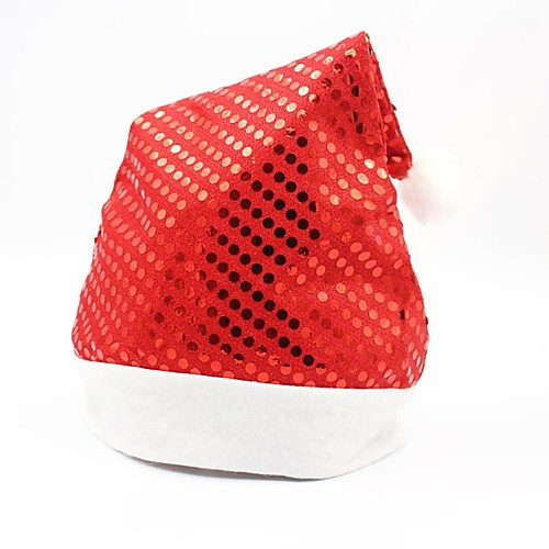 

Christmas Hat / Santa Clothes Unisex Fuchsia / Golden / Silver Cloth Demin Cosplay Accessories Christmas Costumes