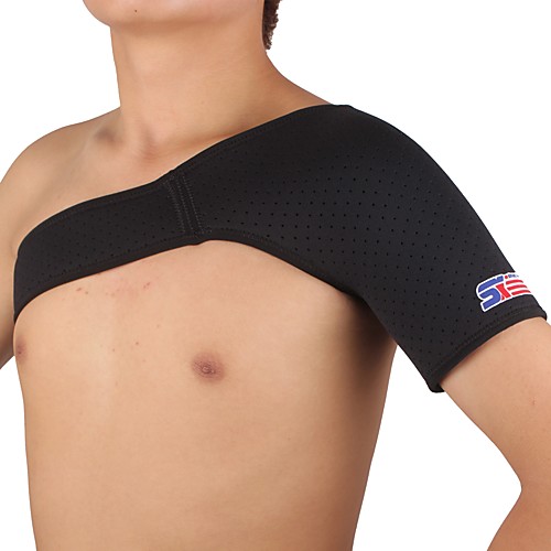 

SHUOXIN Shoulder Brace / Shoulder Support for Yoga Gym Workout Outdoor Nylon Lycra Spandex 1pc Sport Outdoor clothing Black