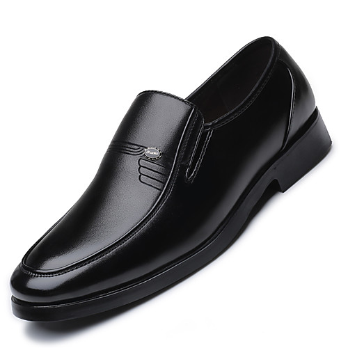 

Men's Loafers & Slip-Ons Formal Shoes Wear to work Party & Evening Microfiber Black Spring Summer / EU40