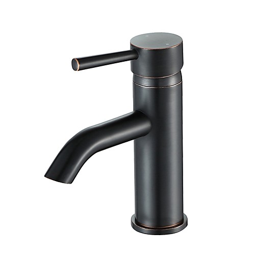 

Bathroom Sink Faucet - Standard Oil-rubbed Bronze Centerset Single Handle One HoleBath Taps / CUPC