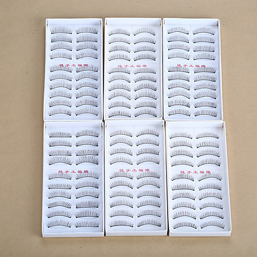 

Eyelash Extensions False Eyelashes 120 pcs Volumized Curly Extra Long Fiber Daily Full Strip Lashes The End Is Longer - Makeup Daily Makeup Cosmetic Grooming Supplies