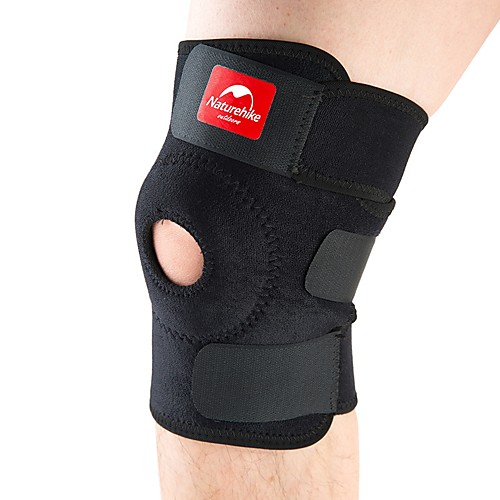 

Knee Brace for Running Hiking Outdoor Exercise Damping Nylon Mix Rubber 1pc Professioanl Use Black