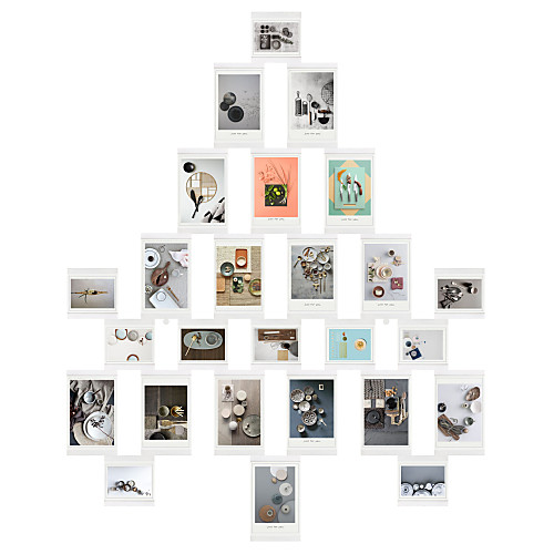 

Modern Contemporary PU Leather / ABS Table Top / Hanging / Removable Painted Finishes Picture Frames Wall Decorations, 26pcs Picture Frames