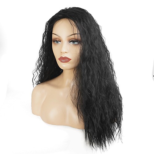 

Synthetic Wig Curly Curly Wig Long Natural Black Synthetic Hair Women's Black StrongBeauty