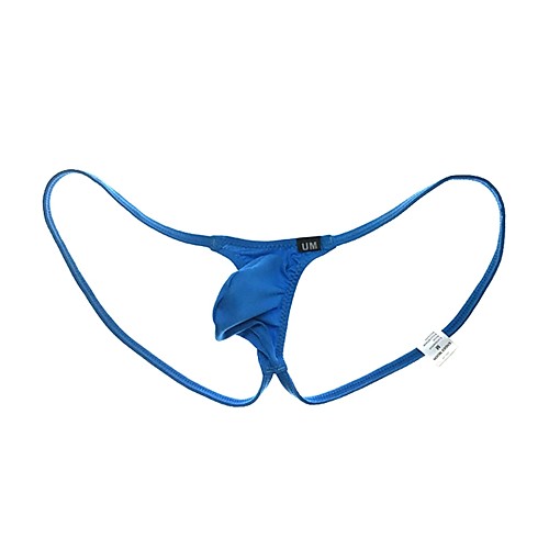 

Men's 1 Piece G-string Underwear Solid Colored White Black Blue M L XL / Club