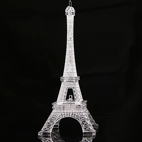 

13CM Eiffel Tower LED Night Light Desk Wedding Bedroom Decorate Child Gift Lights Lamp