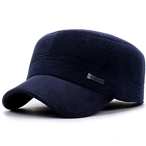 

Men's Cotton Baseball Cap-Solid Color Pure Color Brown Black Navy Blue