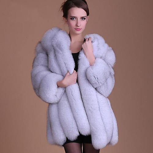 

Long Sleeve Coats / Jackets Faux Fur Wedding / Party / Evening Women's Wrap With