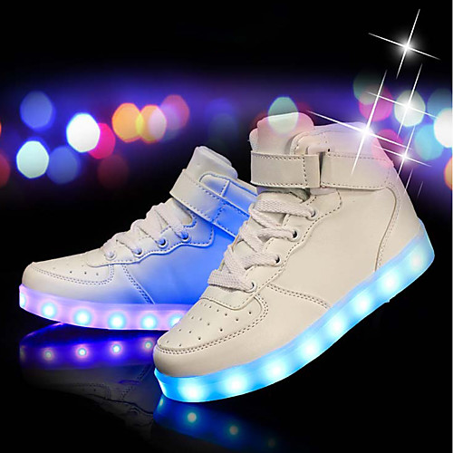 

Boys' Sneakers LED Comfort LED Shoes PU Little Kids(4-7ys) Big Kids(7years ) Casual Party & Evening LED Luminous White Black Red Spring & Summer