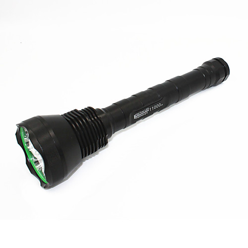 

ANOWL 6211 LED Flashlights / Torch 4000 lm LED LED 15 Emitters 5 Mode Portable Wearproof Camping / Hiking / Caving Police / Military Hunting Black / Aluminum Alloy