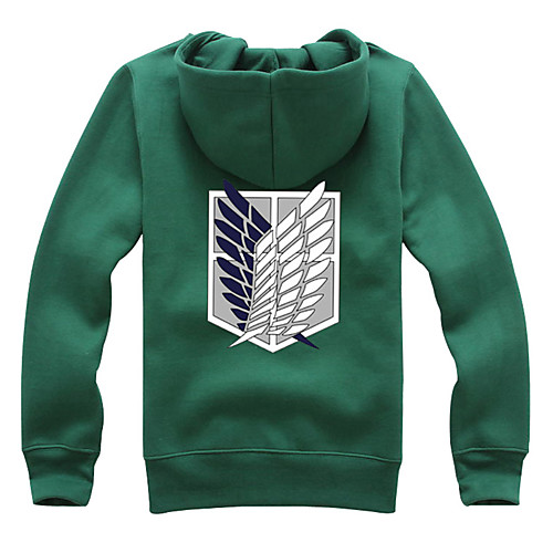 

Inspired by Attack on Titan Eren Jager Mikasa Ackermann levi ackerman Anime Cosplay Costumes Japanese Cosplay Hoodies Print Long Sleeve Coat For Girls'